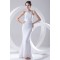 Satin Lace Mermaid/Trumpet Sleeveless Scoop Best Wedding Dresses 2031275