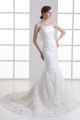 Satin Lace Mermaid/Trumpet Sleeveless Strapless Wedding Dresses 2031277 Satin Lace Mermaid/Trumpet Sleeveless Strapless Wedding Dresses 2031277