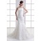 Satin Lace Mermaid/Trumpet Sleeveless Strapless Wedding Dresses 2031277