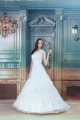 Satin Lace Organza A-Line Sleeveless High-Neck Sweet Wedding Dresses 2031279 Satin Lace Organza A-Line Sleeveless High-Neck Sweet Wedding Dresses 2031279