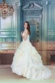 Satin Lace Sleeveless Ball Gown Spaghetti Straps New Arrival Wedding Dresses 2031280