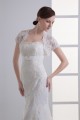 Satin Lace Sweetheart Mermaid/Trumpet Short Sleeve Wedding Dresses with Jacket 2031282 Satin Lace Sweetheart Mermaid/Trumpet Short Sleeve Wedding Dresses with Jacket 2031282