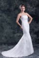Satin Net Sweetheart Mermaid/Trumpet Sleeveless Wedding Dresses 2031283 Satin Net Sweetheart Mermaid/Trumpet Sleeveless Wedding Dresses 2031283