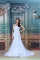 Satin Netting Sleeveless Strapless Mermaid/Trumpet Wedding Dresses 2031286 Satin Netting Sleeveless Strapless Mermaid/Trumpet Wedding Dresses 2031286