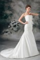 Satin One-Shoulder Mermaid/Trumpet Sleeveless Wedding Dresses 2031287 Satin One-Shoulder Mermaid/Trumpet Sleeveless Wedding Dresses 2031287