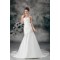 Satin One-Shoulder Mermaid/Trumpet Sleeveless Wedding Dresses 2031287