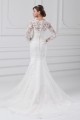 Satin Lace Organza Long Sleeve Mermaid/Trumpet Wedding Dresses 2031289 Satin Lace Organza Long Sleeve Mermaid/Trumpet Wedding Dresses 2031289