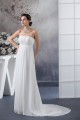 Elegant Strapless Sleeveless A-Line Chiffon Wedding Dresses 2030129 Elegant Strapless Sleeveless A-Line Chiffon Wedding Dresses 2030129
