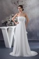 Elegant Strapless Sleeveless A-Line Chiffon Wedding Dresses 2030129 Elegant Strapless Sleeveless A-Line Chiffon Wedding Dresses 2030129