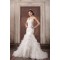 Satin Lace Organza Mermaid/Trumpet Spaghetti Straps Beautiful Wedding Dresses 2031290