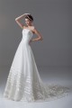 Satin Organza Sleeveless A-Line Strapless Best Wedding Dresses 2031291