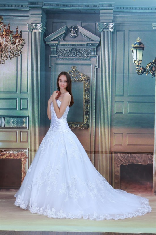 Satin Organza Sleeveless A-Line Strapless New Arrival Wedding Dresses 2031292 Satin Organza Sleeveless A-Line Strapless New Arrival Wedding Dresses 2031292