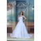 Satin Organza Sleeveless A-Line Strapless New Arrival Wedding Dresses 2031292