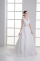A-Line Satin Organza Sleeveless V-Neck Beaded Wedding Dresses 2031294 A-Line Satin Organza Sleeveless V-Neck Beaded Wedding Dresses 2031294