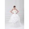 Satin Organza Sleeveless Strapless Ball Gown Most Beautiful Wedding Dresses 2031296
