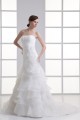 Satin Organza Strapless Sleeveless A-Line Most Beautiful Wedding Dresses 2031299 Satin Organza Strapless Sleeveless A-Line Most Beautiful Wedding Dresses 2031299