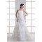Satin Organza Strapless Sleeveless A-Line Most Beautiful Wedding Dresses 2031299