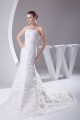 Elegant Strapless Sleeveless Satin Satin Organza Wedding Dresses 2030130 Elegant Strapless Sleeveless Satin Satin Organza Wedding Dresses 2030130