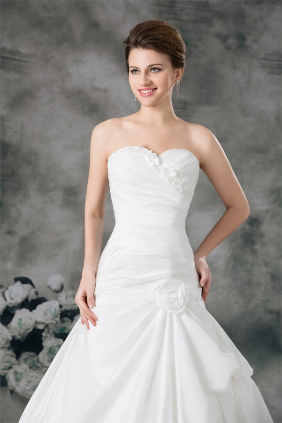 Satin Sweetheart Sleeveless A-Line New Arrival Wedding Dresses 2031304 Satin Sweetheart Sleeveless A-Line New Arrival Wedding Dresses 2031304