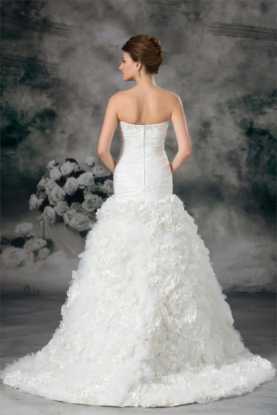 Satin Taffeta Sleeveless Sweetheart A-Line Embellished Wedding Dresses 2031305 Satin Taffeta Sleeveless Sweetheart A-Line Embellished Wedding Dresses 2031305