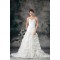 Satin Taffeta Sleeveless Sweetheart A-Line Embellished Wedding Dresses 2031305