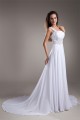 Sheath/Column Chiffon Silk like Satin One-Shoulder Beaded Wedding Dresses 2031307 Sheath/Column Chiffon Silk like Satin One-Shoulder Beaded Wedding Dresses 2031307