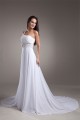 Sheath/Column Chiffon Silk like Satin One-Shoulder Beaded Wedding Dresses 2031307 Sheath/Column Chiffon Silk like Satin One-Shoulder Beaded Wedding Dresses 2031307