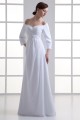 Sheath/Column Off-the-Shoulder 3/4 Length Sleeve Wedding Dresses 2031309 Sheath/Column Off-the-Shoulder 3/4 Length Sleeve Wedding Dresses 2031309