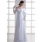 Sheath/Column Off-the-Shoulder 3/4 Length Sleeve Wedding Dresses 2031309