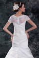 Short Sleeve Mermaid/Trumpet Bateau Satin Lace Beautiful Wedding Dresses 2031312 Short Sleeve Mermaid/Trumpet Bateau Satin Lace Beautiful Wedding Dresses 2031312