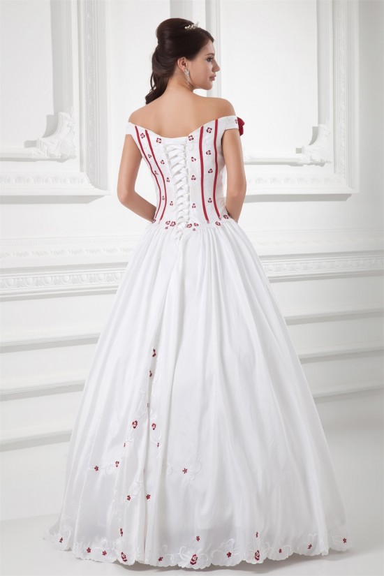 Sleeveless A-Line Off-the-Shoulder Satin Wedding Dresses with Color 2031313 Sleeveless A-Line Off-the-Shoulder Satin Wedding Dresses with Color 2031313