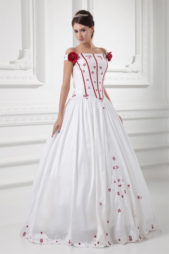 Sleeveless A-Line Off-the-Shoulder Satin Wedding Dresses with Color 2031313 Sleeveless A-Line Off-the-Shoulder Satin Wedding Dresses with Color 2031313