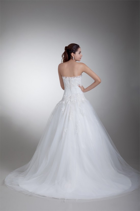 Sleeveless Ball Gown Satin Net Strapless New Arrival Wedding Dresses 2031317 Sleeveless Ball Gown Satin Net Strapless New Arrival Wedding Dresses 2031317