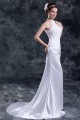 Sleeveless Chiffon Elastic Woven Satin Halter Beaded Wedding Dresses 2031321