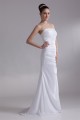 Sleeveless Mermaid/Trumpet Taffeta Strapless Beaded Wedding Dresses 2031326