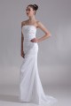 Sleeveless Mermaid/Trumpet Taffeta Strapless Beaded Wedding Dresses 2031326