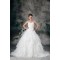 Sleeveless Princess Sweetheart Satin Organza Wedding Dresses 2031328