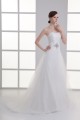 Sleeveless Satin Fine Netting A-Line Strapless Beaded Wedding Dresses 2031330