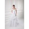 Sleeveless Satin Organza Off-the-Shoulder Sweet Wedding Dresses 2031334