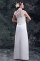 Sleeveless Satin Sheath/Column Sweetheart Wedding Dresses with Lace Jacket 2031335 Sleeveless Satin Sheath/Column Sweetheart Wedding Dresses with Lace Jacket 2031335
