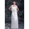 Sleeveless Satin Sheath/Column Sweetheart Wedding Dresses with Lace Jacket 2031335