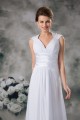 Sleeveless Sheath/Column Cowl Chiffon Elastic Woven Satin Wedding Dresses 2031337 Sleeveless Sheath/Column Cowl Chiffon Elastic Woven Satin Wedding Dresses 2031337