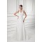 Sleeveless Sheath/Column Halter Taffeta Wedding Dresses 2031338