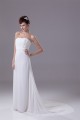 A-Line Strapless Chiffon Sweep Train Beaded Wedding Dresses 2030134 A-Line Strapless Chiffon Sweep Train Beaded Wedding Dresses 2030134