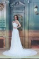 Sleeveless Sheath/Column One-Shoulder Chiffon Satin Wedding Dresses 2031340 Sleeveless Sheath/Column One-Shoulder Chiffon Satin Wedding Dresses 2031340