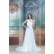 Sleeveless Sheath/Column One-Shoulder Chiffon Satin Wedding Dresses 2031340