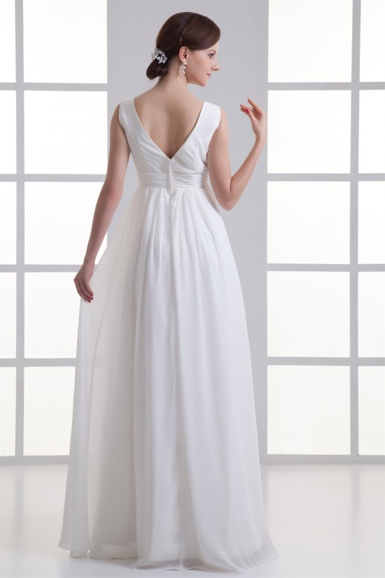 Sheath/Column V-Neck Chiffon Beaded Wedding Dresses Maternity Wedding Dresses 2031342 Sheath/Column V-Neck Chiffon Beaded Wedding Dresses Maternity Wedding Dresses 2031342