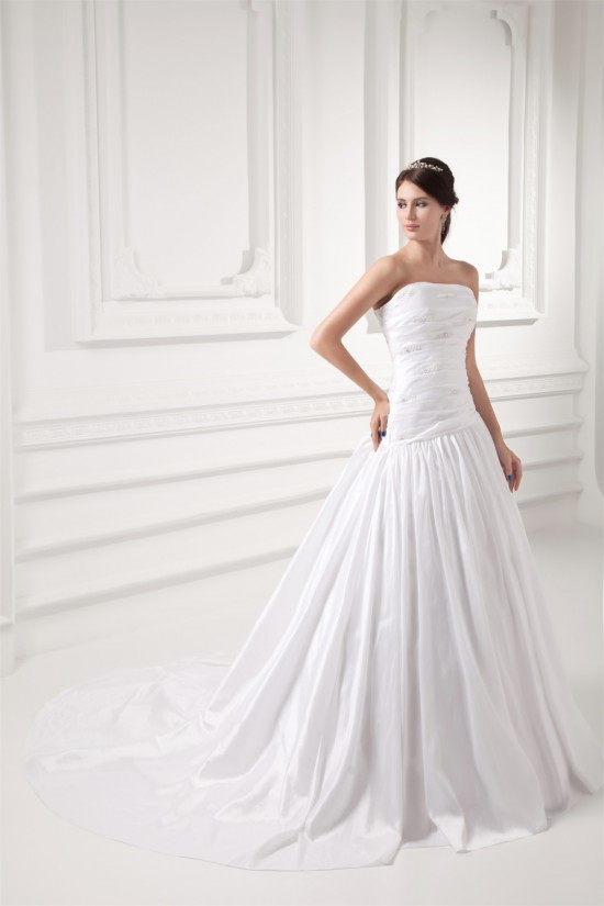 A-Line Soft Sweetheart Taffeta A-Line Wedding Dresses 2031347 A-Line Soft Sweetheart Taffeta A-Line Wedding Dresses 2031347