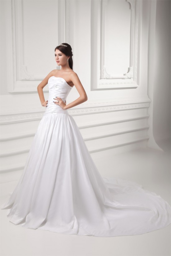 A-Line Soft Sweetheart Taffeta A-Line Wedding Dresses 2031347 A-Line Soft Sweetheart Taffeta A-Line Wedding Dresses 2031347