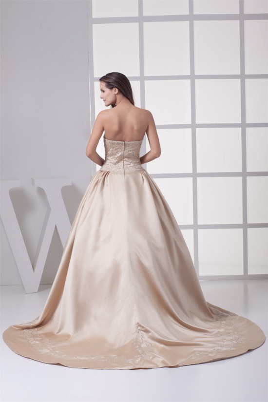 Fantastic Ball Gown Sweetheart Satin Sleeveless Wedding Dresses 2030135 Fantastic Ball Gown Sweetheart Satin Sleeveless Wedding Dresses 2030135